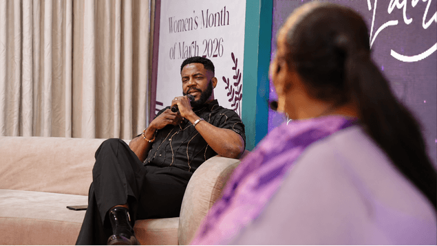Live interview at Women's Month of March event
