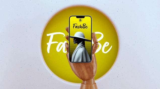 FashBe brand motion design on mobile